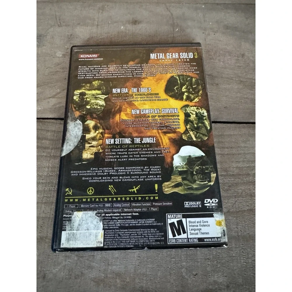 Metal Gear Solid 3: Snake Eater (Sony PlayStation 2,‎ 2004)